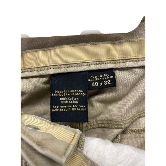 Caden McCoy No. 41 canvas Jeans Mens 40x32 The Real McCoy - Picture 8 of 9